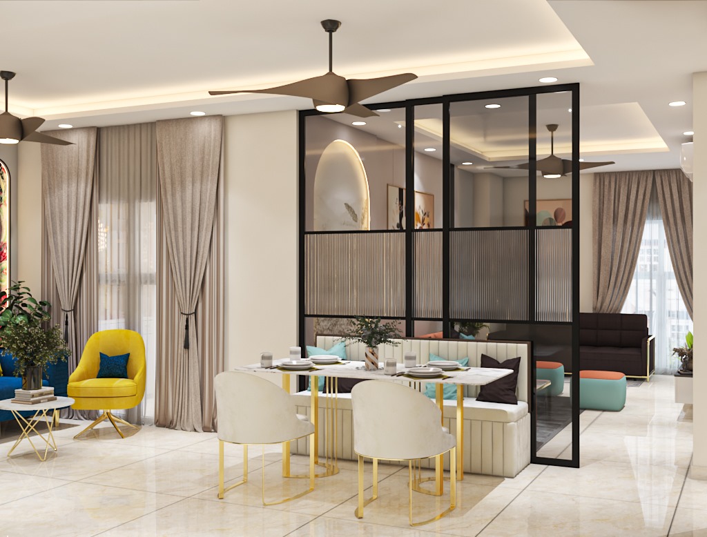 Dining Table setting for connection